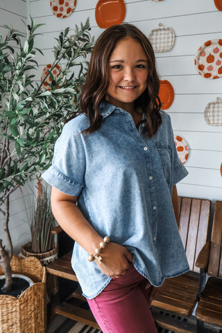 Weekend Hayrides Denim Shirt