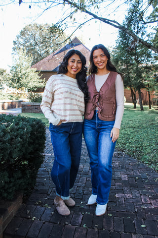 Hazel Speckled Sweater • Cream