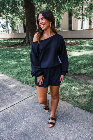 Back To Basics Short Set • Black