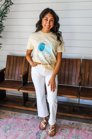 His Eye Is On The Sparrow Graphic Tee • Butter