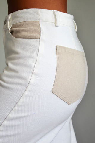 Dakota Barrel Leg Jean • Ivory