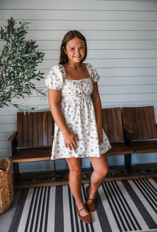 Ditsy Floral Darling • Oatmeal