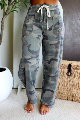 Nash Camo Print Barrel Leg