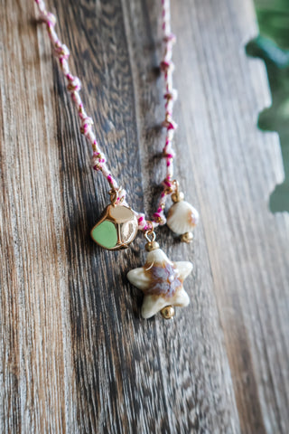 Island Breeze Braided Necklace • Orchid