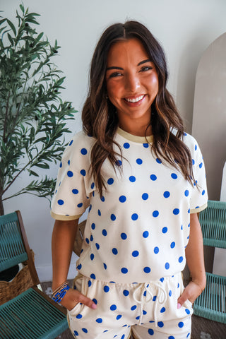 Spot Of Sunshine Short Set • Blue Dot