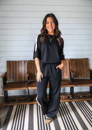 Laidback Leisure Top • Black