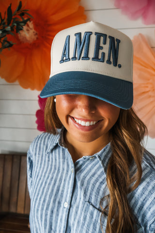 Amen Embroidered Trucker Hat