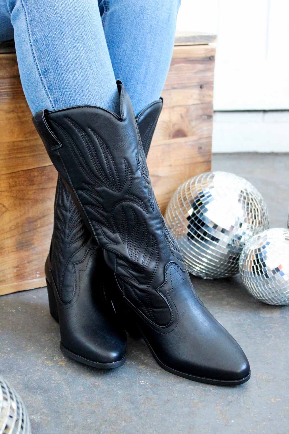 Montana Cowgirl Boot • Black