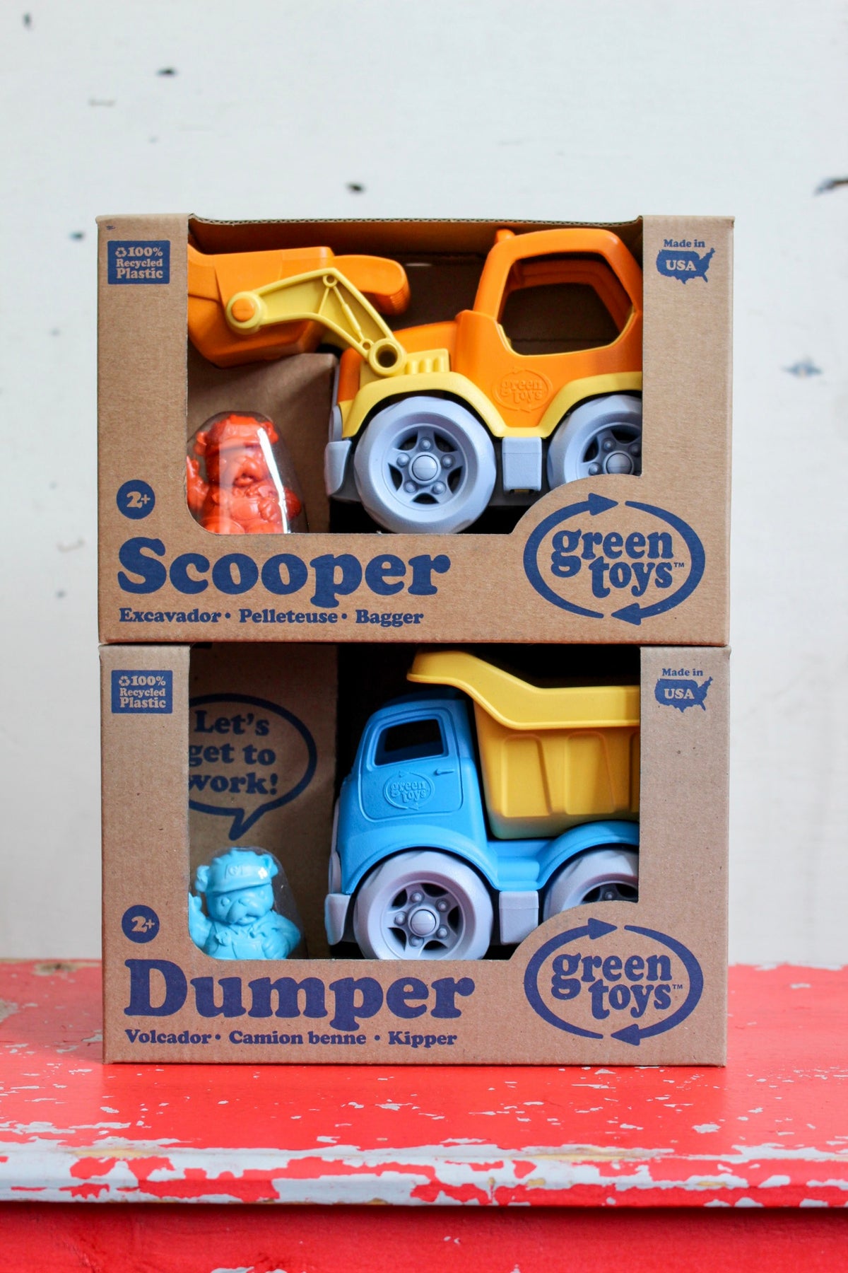 Green Toys Dumper Truck • Blue/Yellow