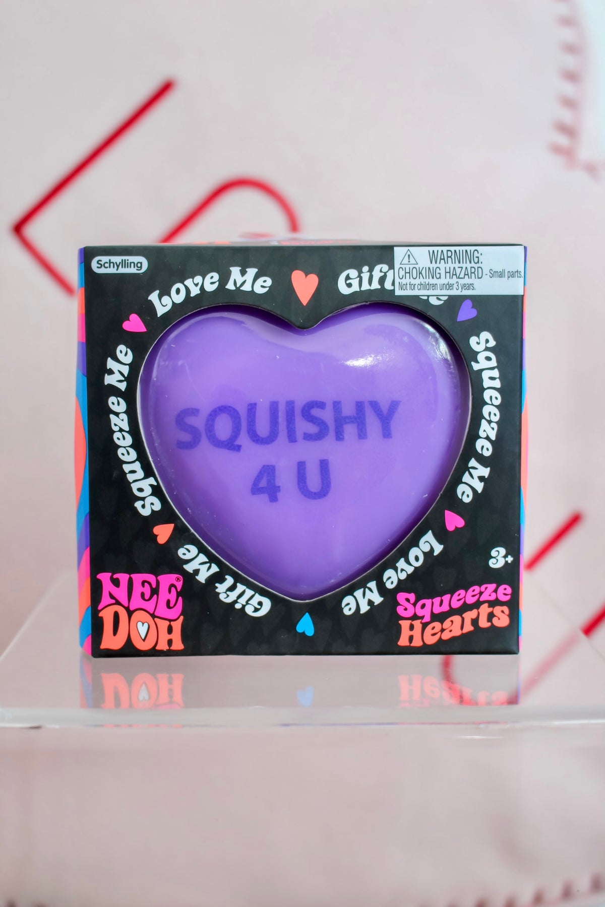 Nee Doh Squeeze Hearts • Purple